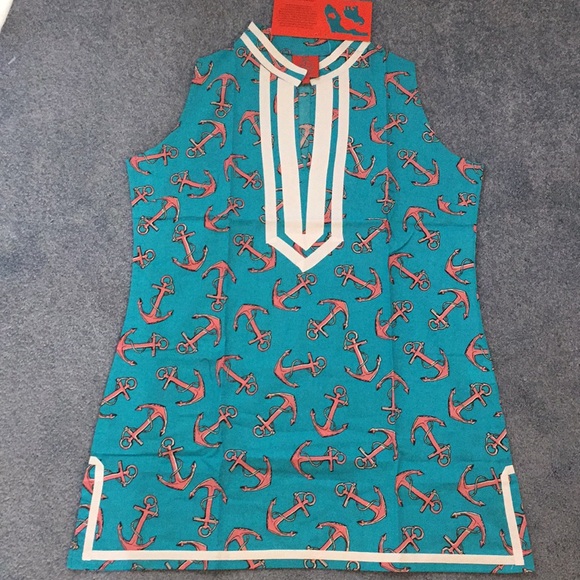 Tracy Negoshian Tops - Authentic T. N. Anchor Tunic 🏝